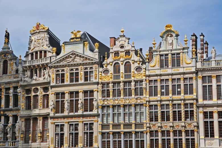 Casas gremiales de la Grand Place de Bruselas