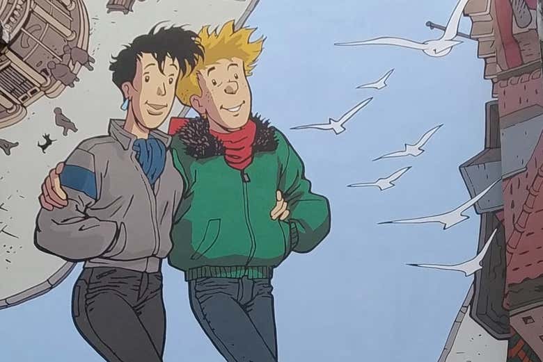 Los murales de Bruselas destacan por su realismo