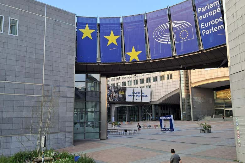Exterior do Parlamento Europeu