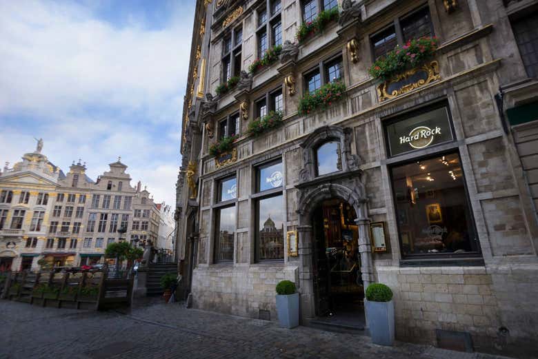 Hard Rock Cafe Bruselas, en plena Grand Place