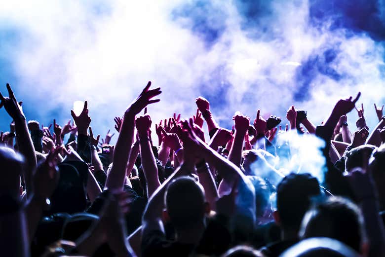 Fiesta en una de las discotecas