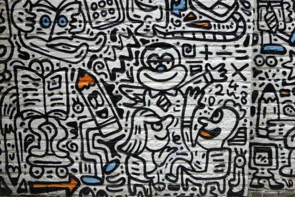 Fresque de Mr Doodle