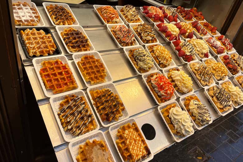 Probaréis auténticos gofres belgas