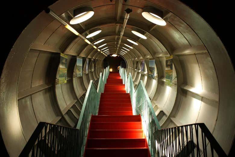 Descubriréis el interior del Atomium