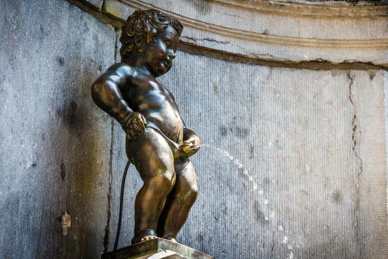 Escultura del Manneken Pis de Bruselas