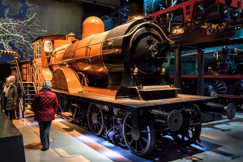 Entrada a Train World, el Museo del Tren de Bruselas.