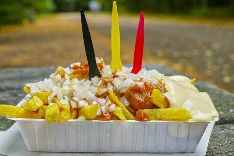 Patatas fritas al estilo belga