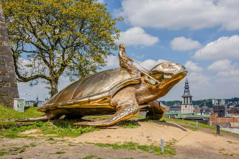 La Tortuga de Jan Fabre, en Namur