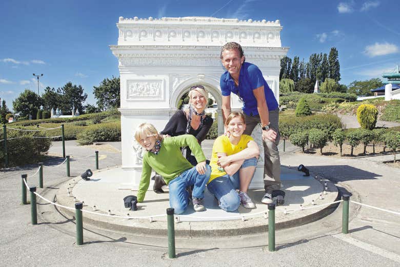 Visitando o Mini-Europe de Bruxelas