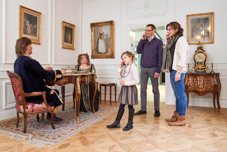 Visitaréis el museo con una audioguía