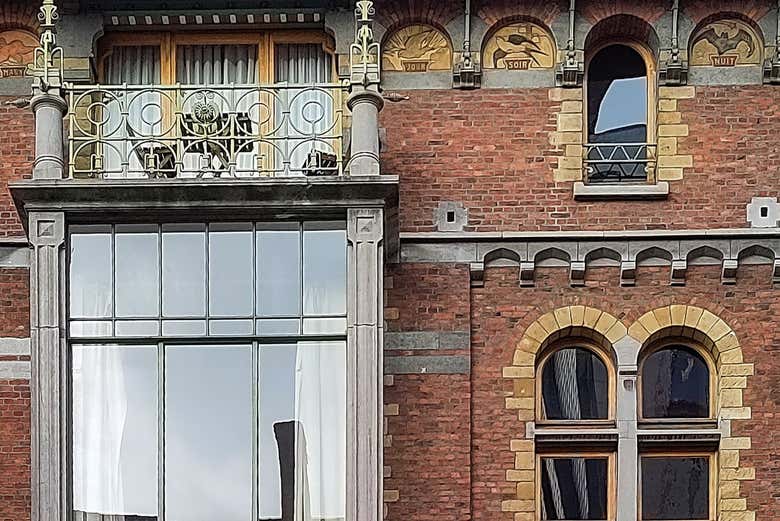 Vendo a estética da arquitetura Art Nouveau