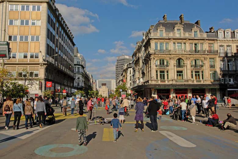 Una delle aree pedonali più grandi d'Europa