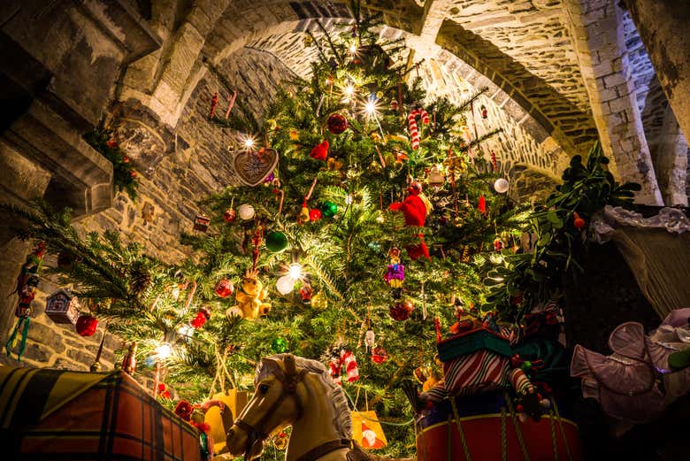 Árbol navideño en Gante