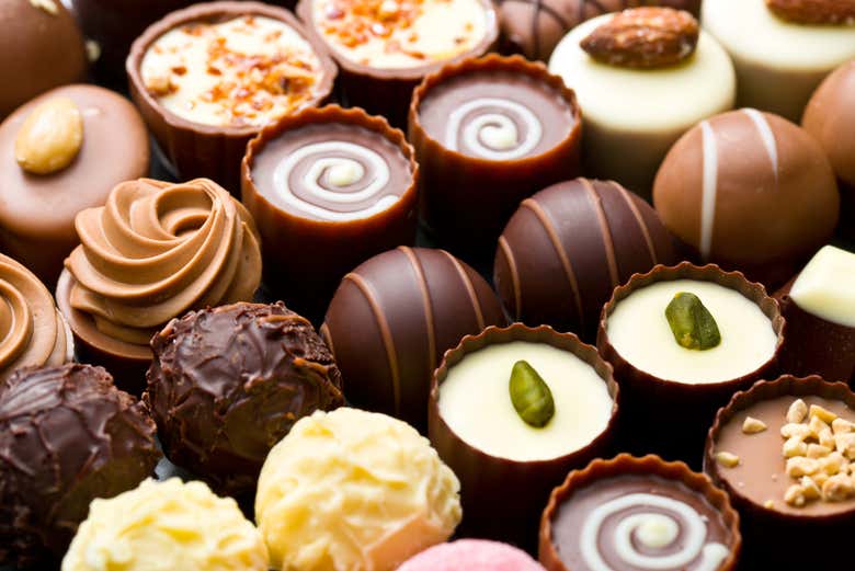 Probaremos distintos chocolates belgas
