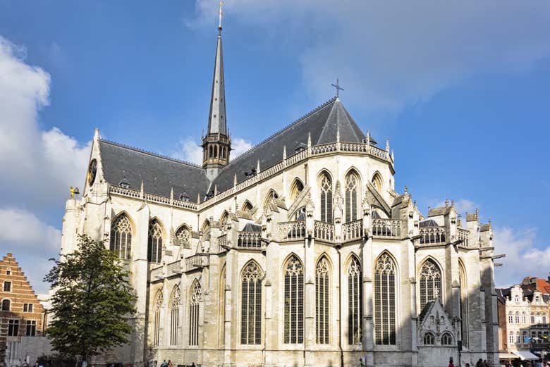 Catedral de San Pedro, en el centro de Lovaina