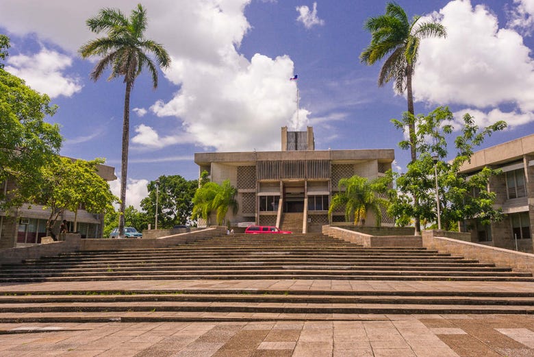 Belmopan Parliament, in Belize's capital