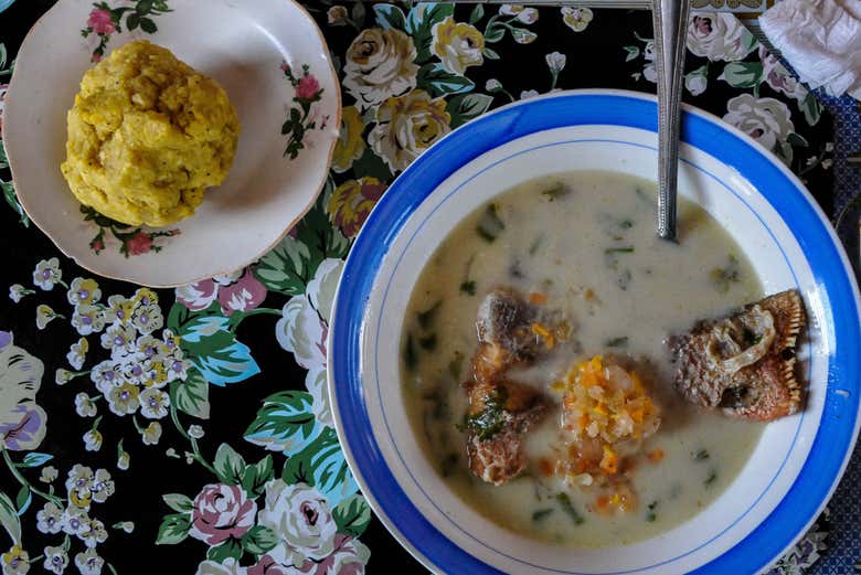 Gastronomia típica garífuna