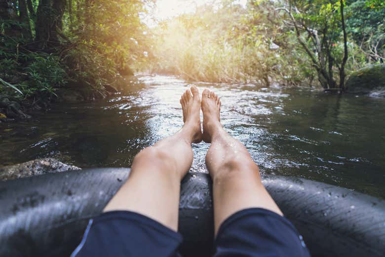 Relaxing in South Stann Creek, Belize