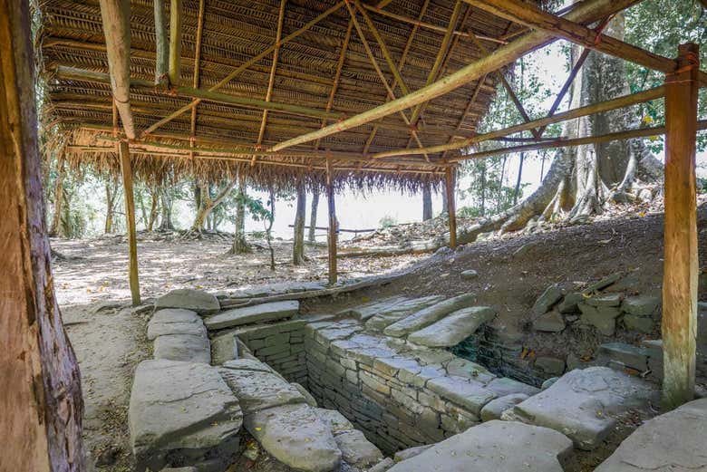 Les vestiges mayas de Nim Li Punit