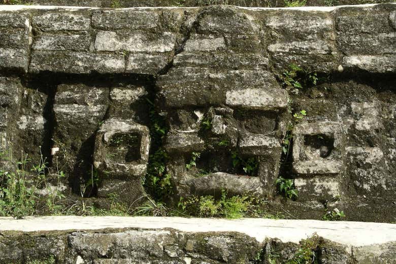 Un dettaglio del Templo del Dios del Sol
