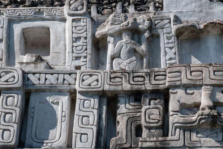 Un dettaglio del tempio