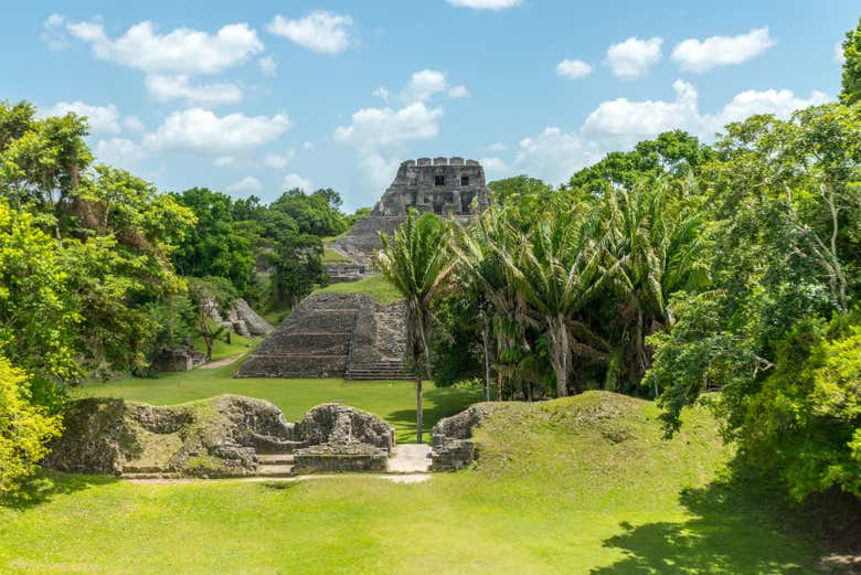 A view of Xunantunich Ruins