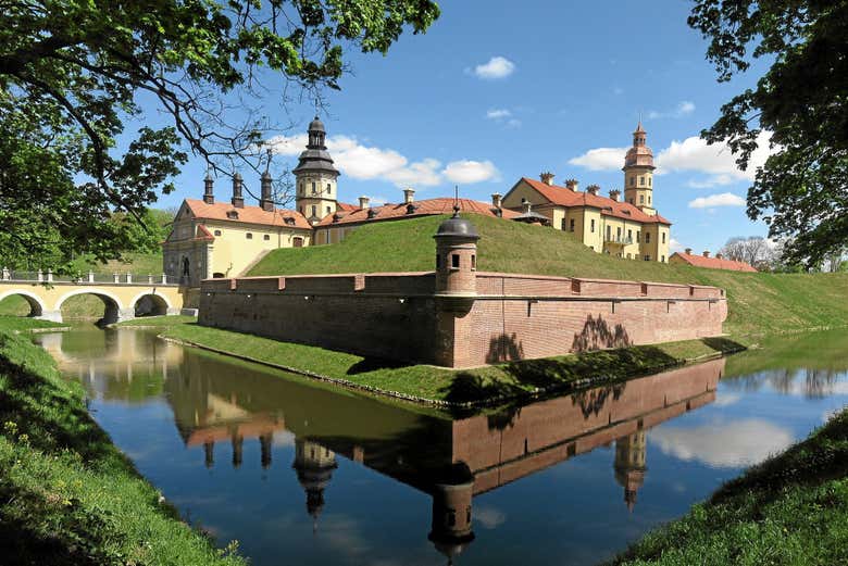 Vista del palacio de Nesvizh
