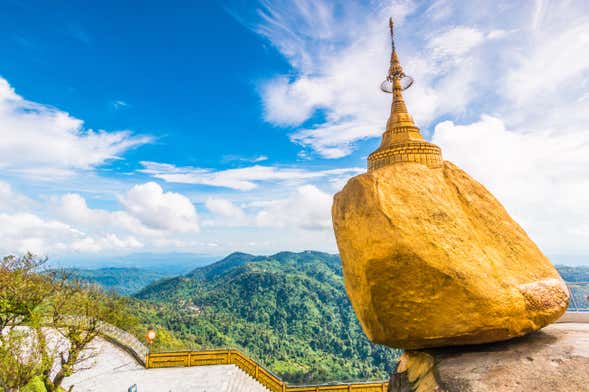 Excursion privée à la pagode Kyaikhtiyo