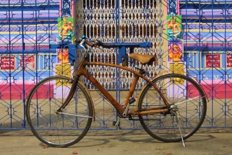 Bicicleta de bambu