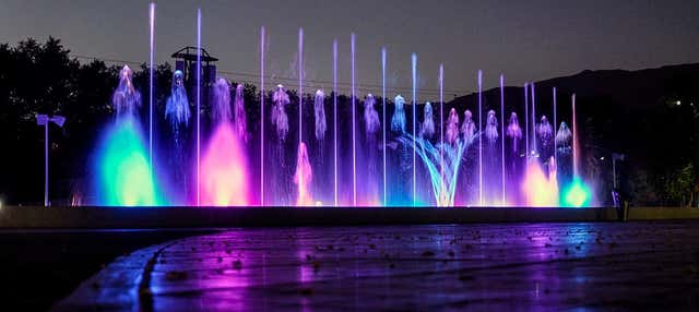 Spectacle son et lumière dans le Parque de la Familia