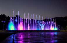 Espectáculo de luz y sonido en el Parque de la Familia