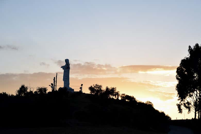 Atardecer en el mirador del Cristo de la Concordia