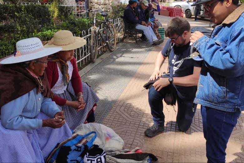 Cholita tradicional de Cochabamba