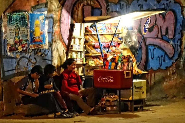 Un murales della città