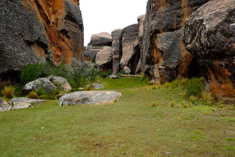 Parte baja del cañón de Toro Toro