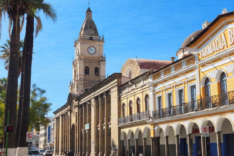 Praça principal de Cochabamba