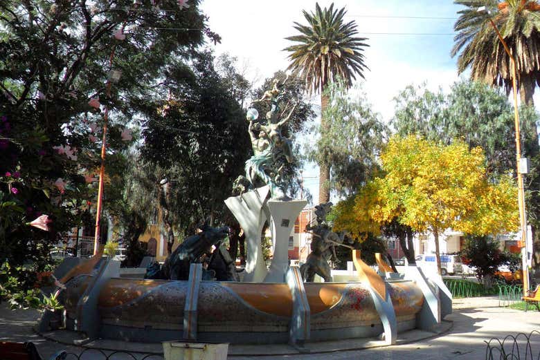Plaza principal de Cliza