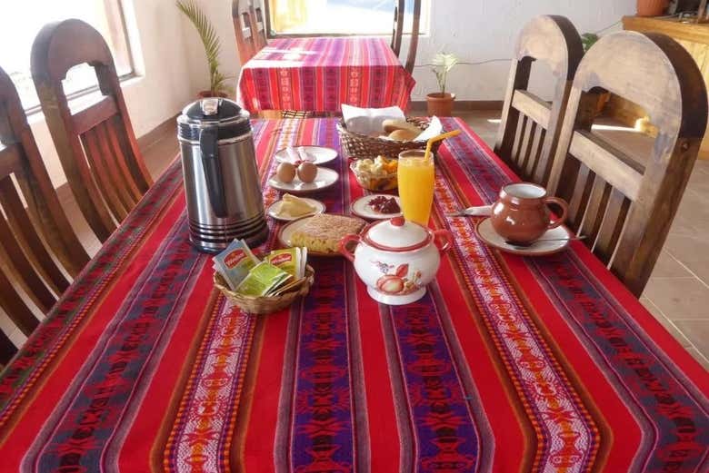 Petit-déjeuner à l'hôtel