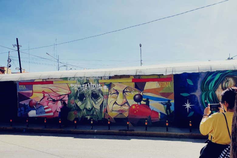 Graffitis à El Alto