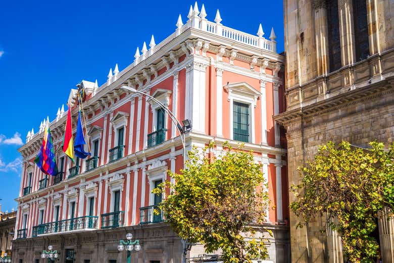 Fachada del Palacio Quemado