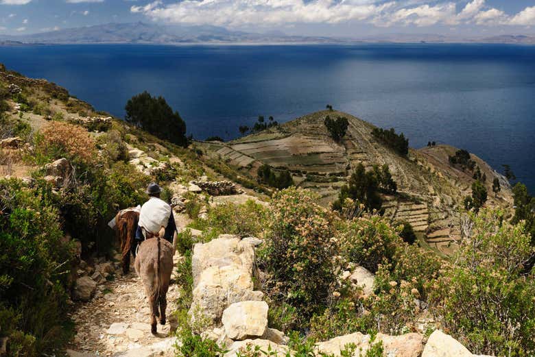 Panorámica de la Isla del Sol