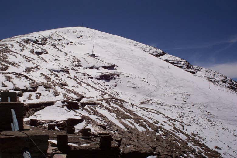 Panorámica de la Montaña Chacaltaya