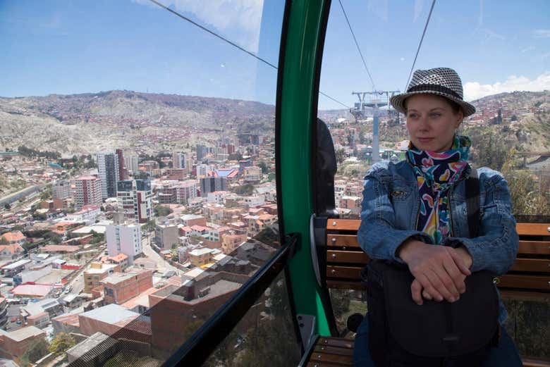 Balade en téléphérique à La Paz