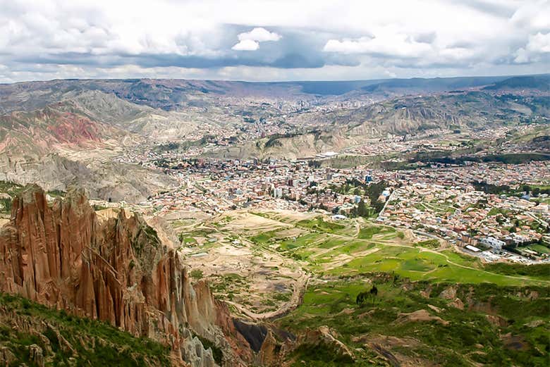 La Paz dalla Muela del Diablo