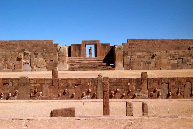 Puerta del Sol, en Tiwanaku