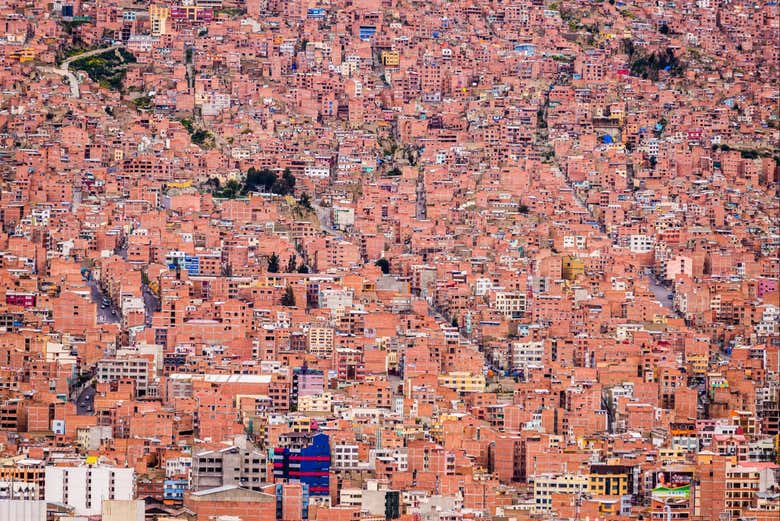 Vista aérea de La Paz