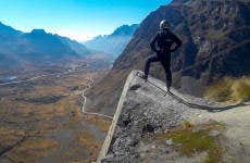 Tour de bicicleta pela Estrada da Morte + Tirolesa