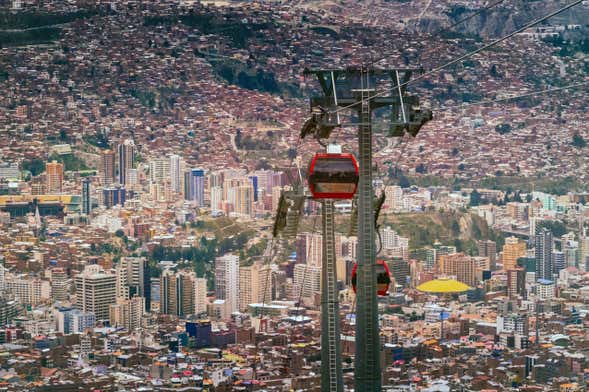 Visita guiada por La Paz + Teleférico y mercado Villa Dolores