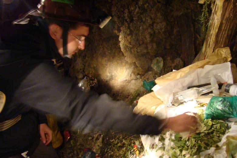 Explorando o interior das minas