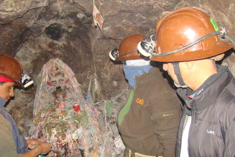 Estátua do Tío, protetor dos mineiros